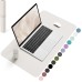 YSAGi Non-Slip Leather Desk Pad, Waterproof Laptop Computer Desk Keyboard Mat, Table Protector Blotter Mat, Large Mouse Pad for Office/Work/Home/Decor(Apricot Gray, 23.6" x 13.7")