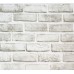 Abyssaly White Grey Brick Wallpaper Peel and Stick 17.71 in X 118 in Faux 3D Textured Wall Paper Pull and Stick Self Adhesive Vinyl Film Wallpaper for Backsplash Living Room Classroom